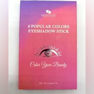 Venukiss Eyeshadow Sticks Set of 6 New Sealed